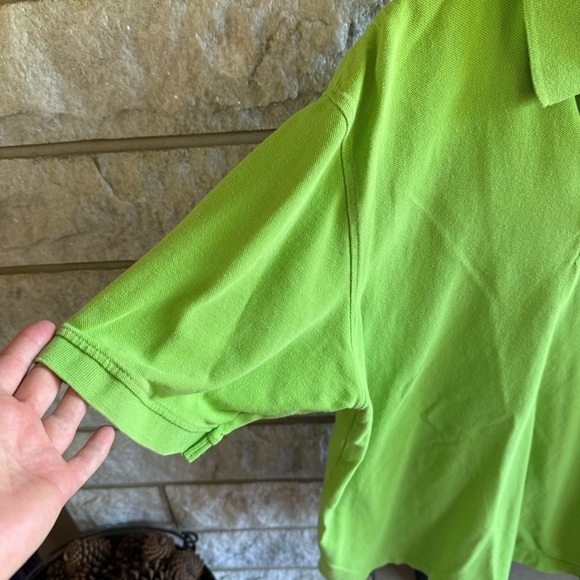 South Pole Lime Green Polo Shirt Classic Design Large - Picture 4 of 6